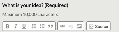 Dialogue WYSIWYG